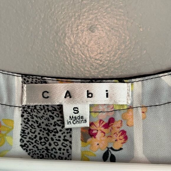 CAbi women’s floral tank top shirt blouse size small S - Picture 2 of 3